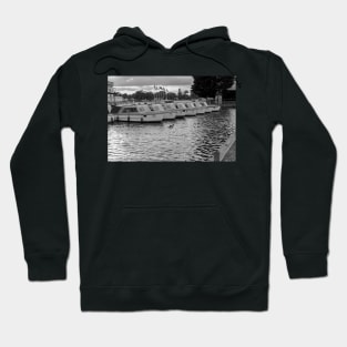 Hire fleet ready for rental on the River Thurne Hoodie